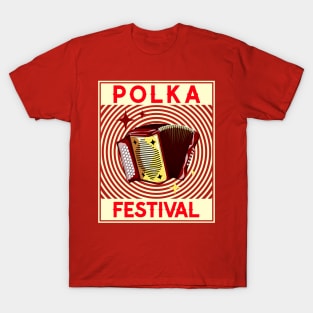 Polka Festival Cream T-Shirt